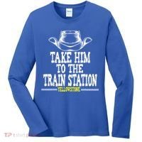 Take Him To The Train Station Apparel Women's Long Sleeve Shirt thumb 0