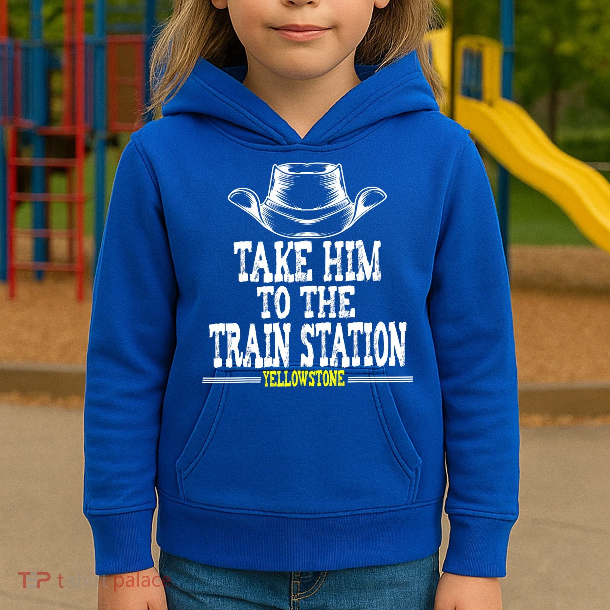 Take Him To The Train Station Apparel Kids Hoodie