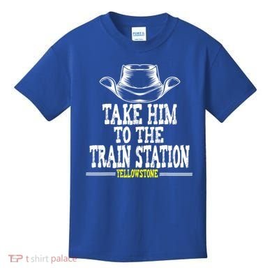 Take Him To The Train Station Apparel Kids T-Shirt