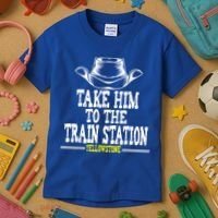 Take Him To The Train Station Apparel Kids T-Shirt thumb 3