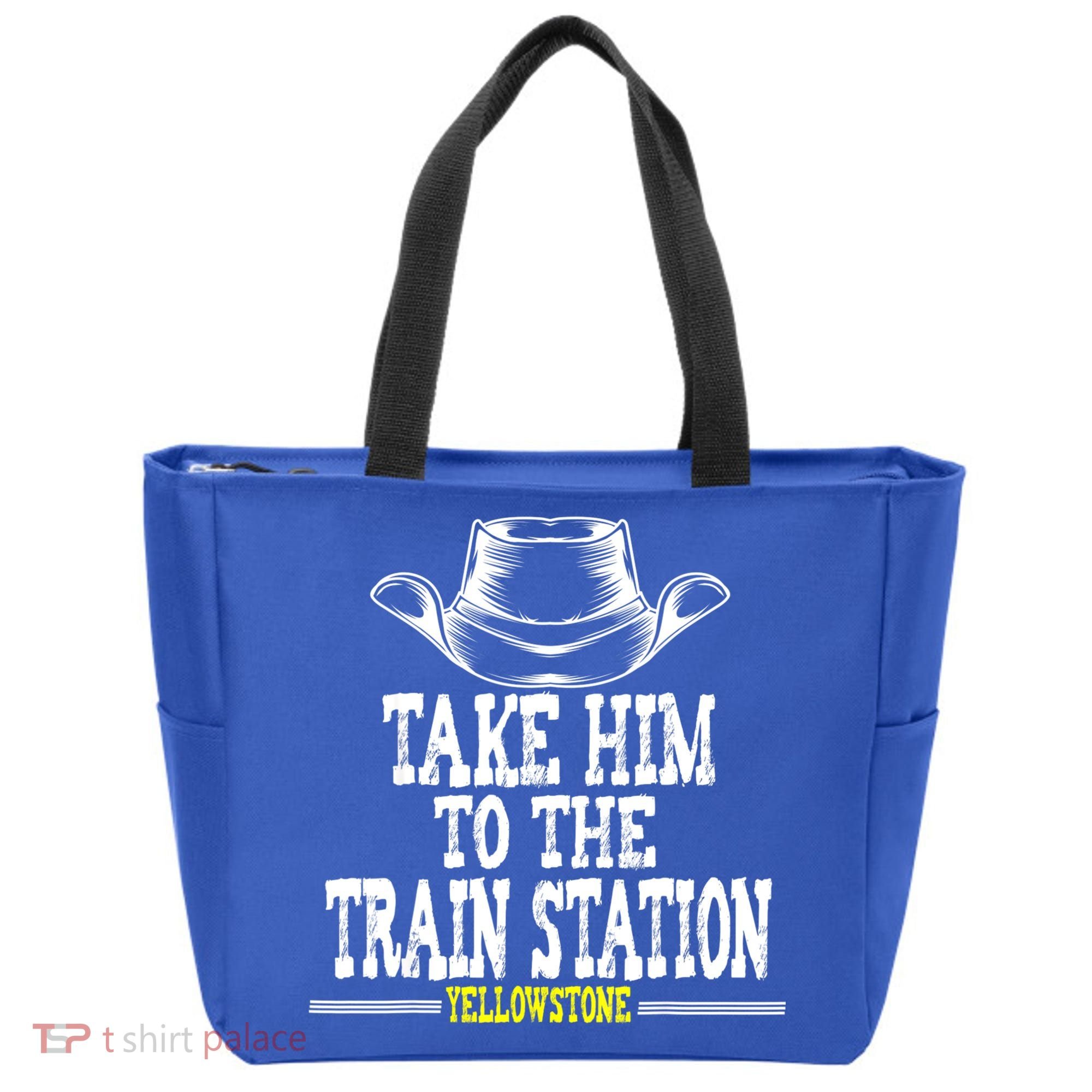 Take Him To The Train Station Apparel Tote Bag
