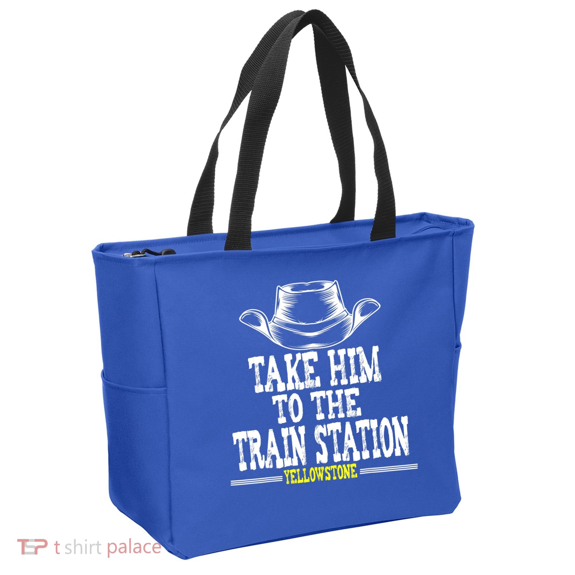 Take Him To The Train Station Apparel Tote Bag