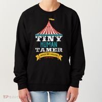 Tiny Human Tamer Circus Teacher Cute Childcare Provider Women's Sweatshirt thumb 0