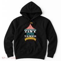 Tiny Human Tamer Circus Teacher Cute Childcare Provider Hoodie thumb 0