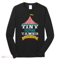 Tiny Human Tamer Circus Teacher Cute Childcare Provider Long Sleeve Shirt thumb 0