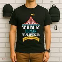 Tiny Human Tamer Circus Teacher Cute Childcare Provider T-Shirt thumb 6