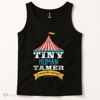 Tiny Human Tamer Circus Teacher Cute Childcare Provider Tank Top thumb 2