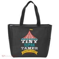Tiny Human Tamer Circus Teacher Cute Childcare Provider Tote Bag thumb 0