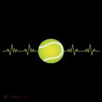 Tennis Heartbeat Women's Hoodie thumb 2
