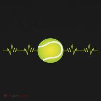 Tennis Heartbeat Mousepad thumb 1