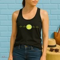 Tennis Heartbeat Women's Tank Top thumb 2