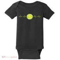 Tennis Heartbeat Baby Bodysuit thumb 0