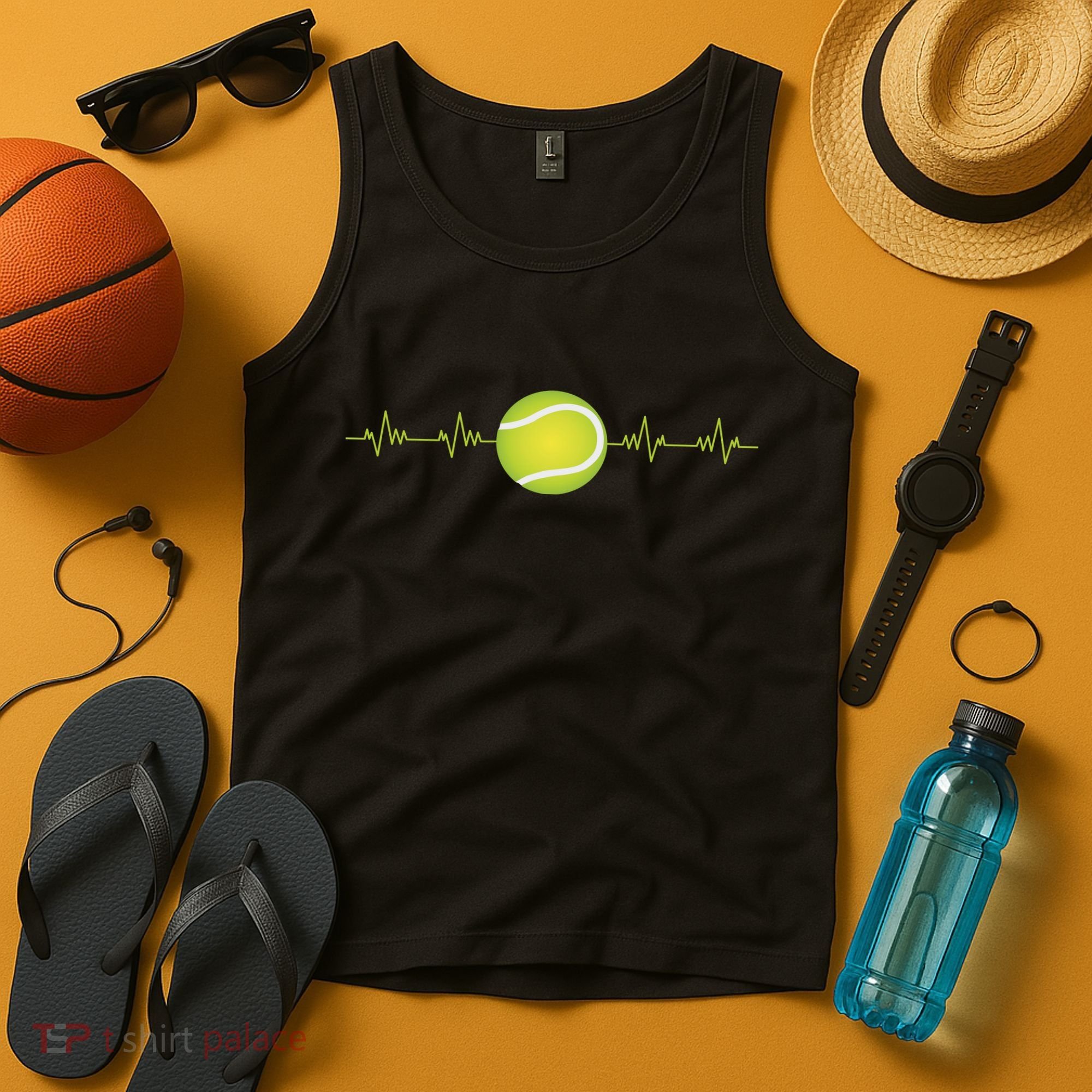 Tennis Heartbeat Tank Top