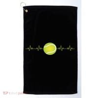 Tennis Heartbeat Golf Towel thumb 0