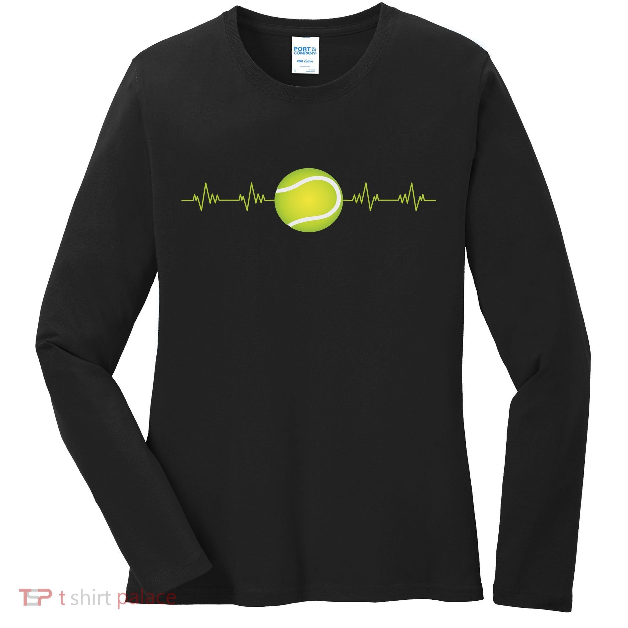 Tennis Heartbeat Women's Long Sleeve Shirt