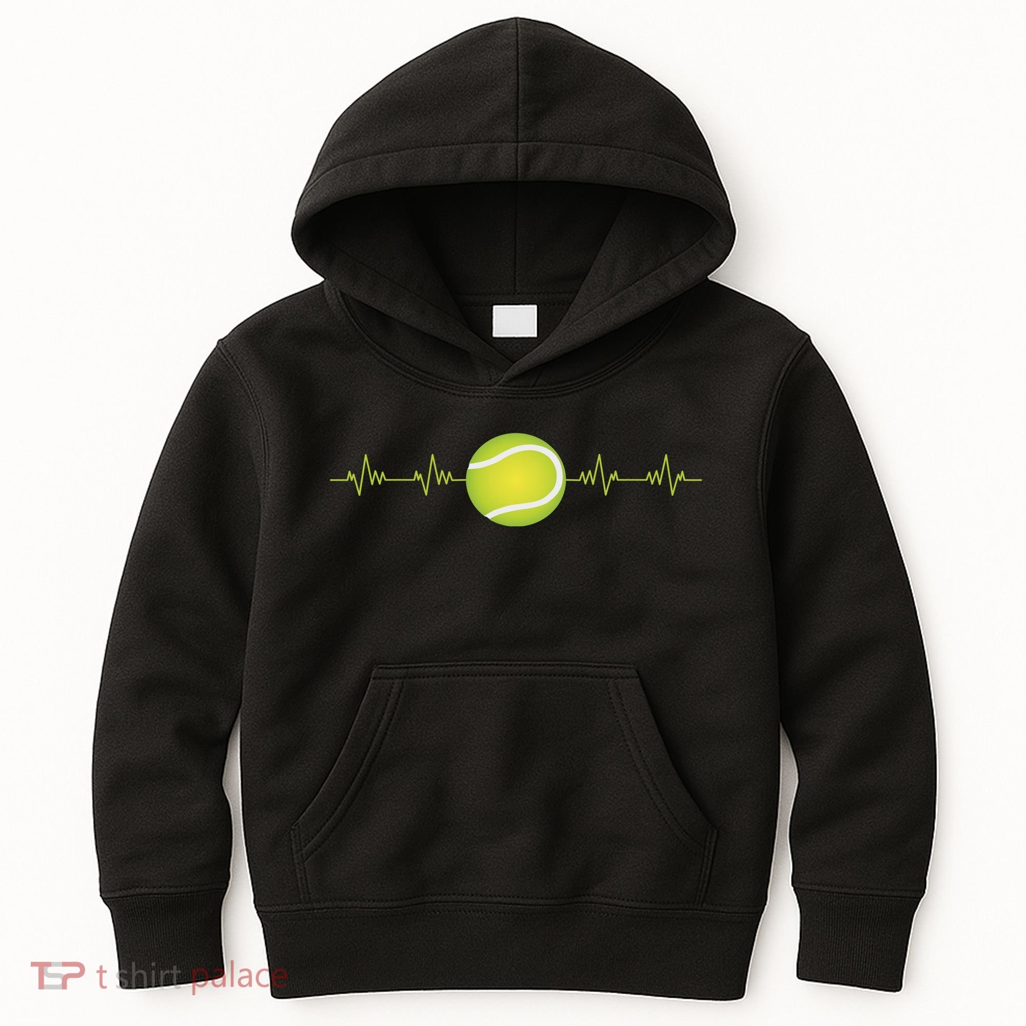 Tennis Heartbeat Kids Hoodie