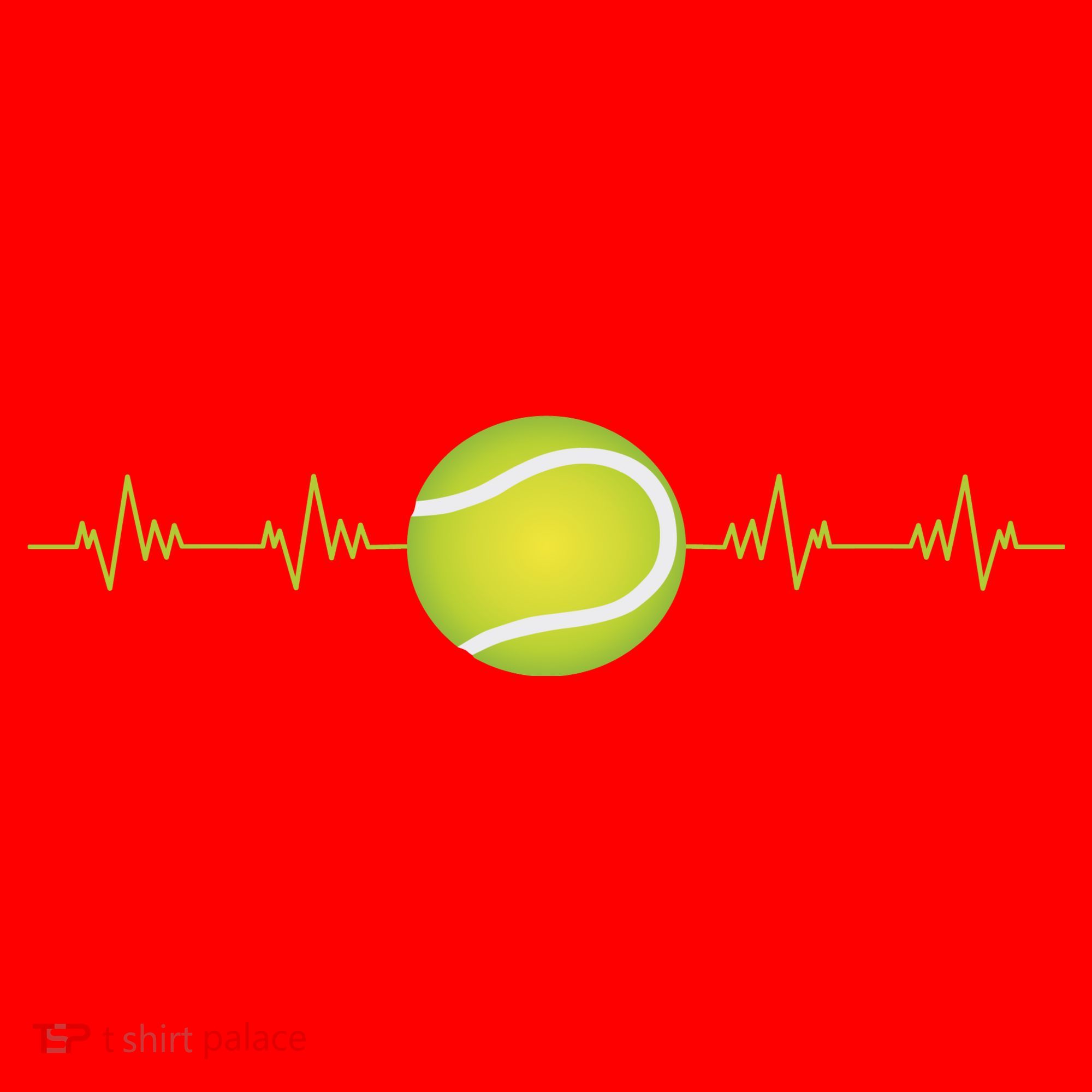 Tennis Heartbeat Santa Hat
