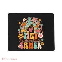 Tiny Human Tamer Groovy Rainbow Daycare Provider Teacher Mousepad thumb 0