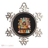 Tiny Human Tamer Groovy Rainbow Daycare Provider Teacher Ornament thumb 0