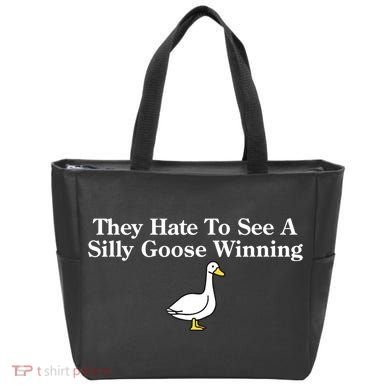 They Hate To See A Silly Goose Winning Goose Funny Saying Tote Bag