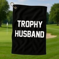 Trophy Husband Golf Towel thumb 1