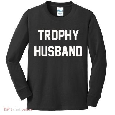 Trophy Husband Kids Long Sleeve Shirt