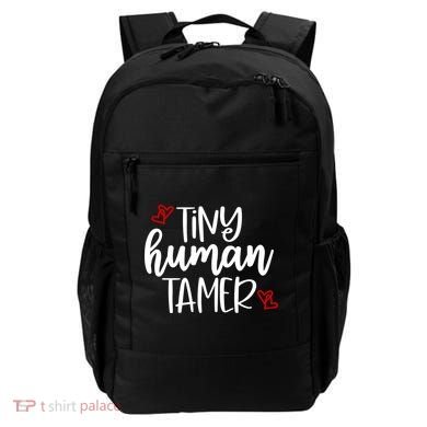 Tiny Human Tamer Funny Backpack