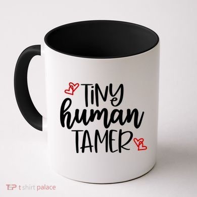 Tiny Human Tamer Funny Coffee Mug