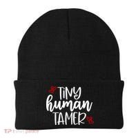 Tiny Human Tamer Funny Beanie thumb 0