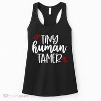 Tiny Human Tamer Funny Women's Tank Top thumb 0