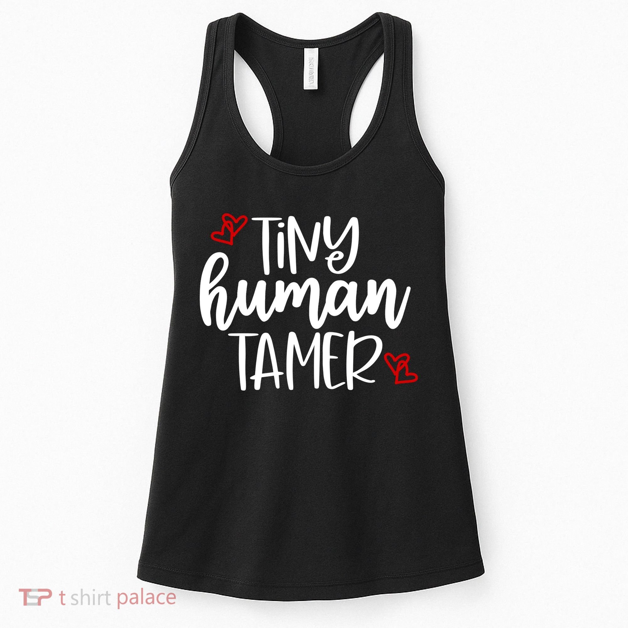 Tiny Human Tamer Funny Women's Tank Top