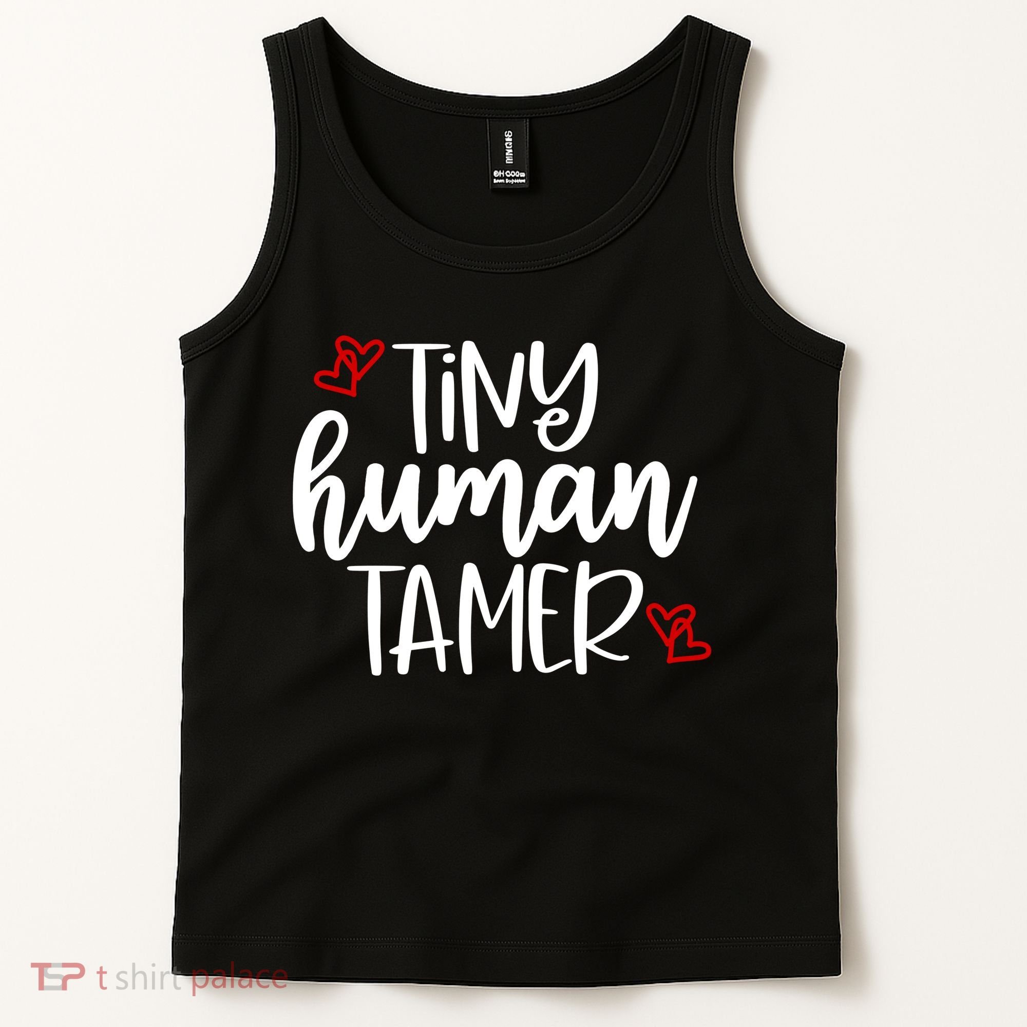 Tiny Human Tamer Funny Tank Top