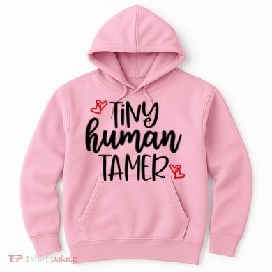 Tiny Human Tamer Funny Hoodie