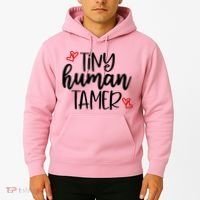 Tiny Human Tamer Funny Hoodie thumb 2
