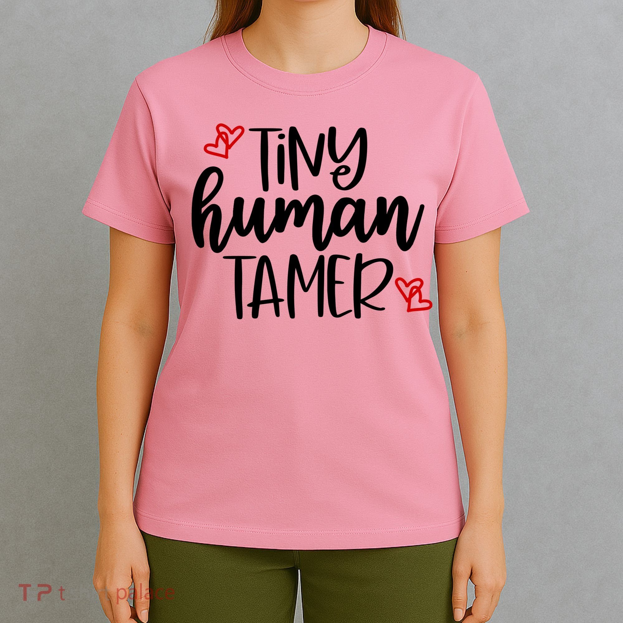 Tiny Human Tamer Funny T-Shirt