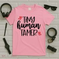 Tiny Human Tamer Funny T-Shirt thumb 5
