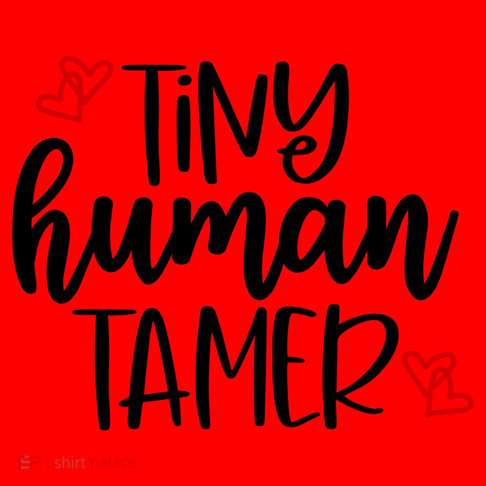 Tiny Human Tamer Funny Santa Hat