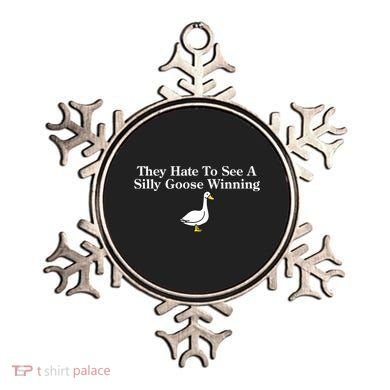 They Hate To See A Silly Goose Winning Funny Ornament