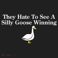They Hate To See A Silly Goose Winning Funny Golf Towel thumb 3