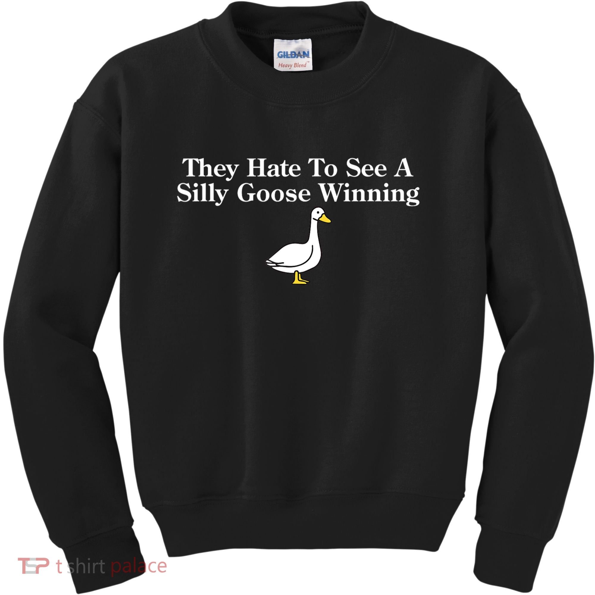 They Hate To See A Silly Goose Winning Funny Kids Sweatshirt