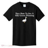 They Hate To See A Silly Goose Winning Funny Kids T-Shirt thumb 0