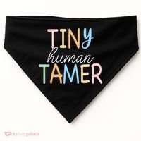 Tiny Human Tamer Daycare Provider Teacher Life Wo Gift USA-Made Doggie Bandana thumb 0