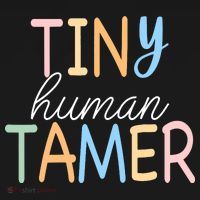 Tiny Human Tamer Daycare Provider Teacher Life Wo Gift Women's Hoodie thumb 2