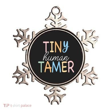 Tiny Human Tamer Daycare Provider Teacher Life Wo Gift Ornament