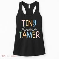 Tiny Human Tamer Daycare Provider Teacher Life Wo Gift Women's Tank Top thumb 0