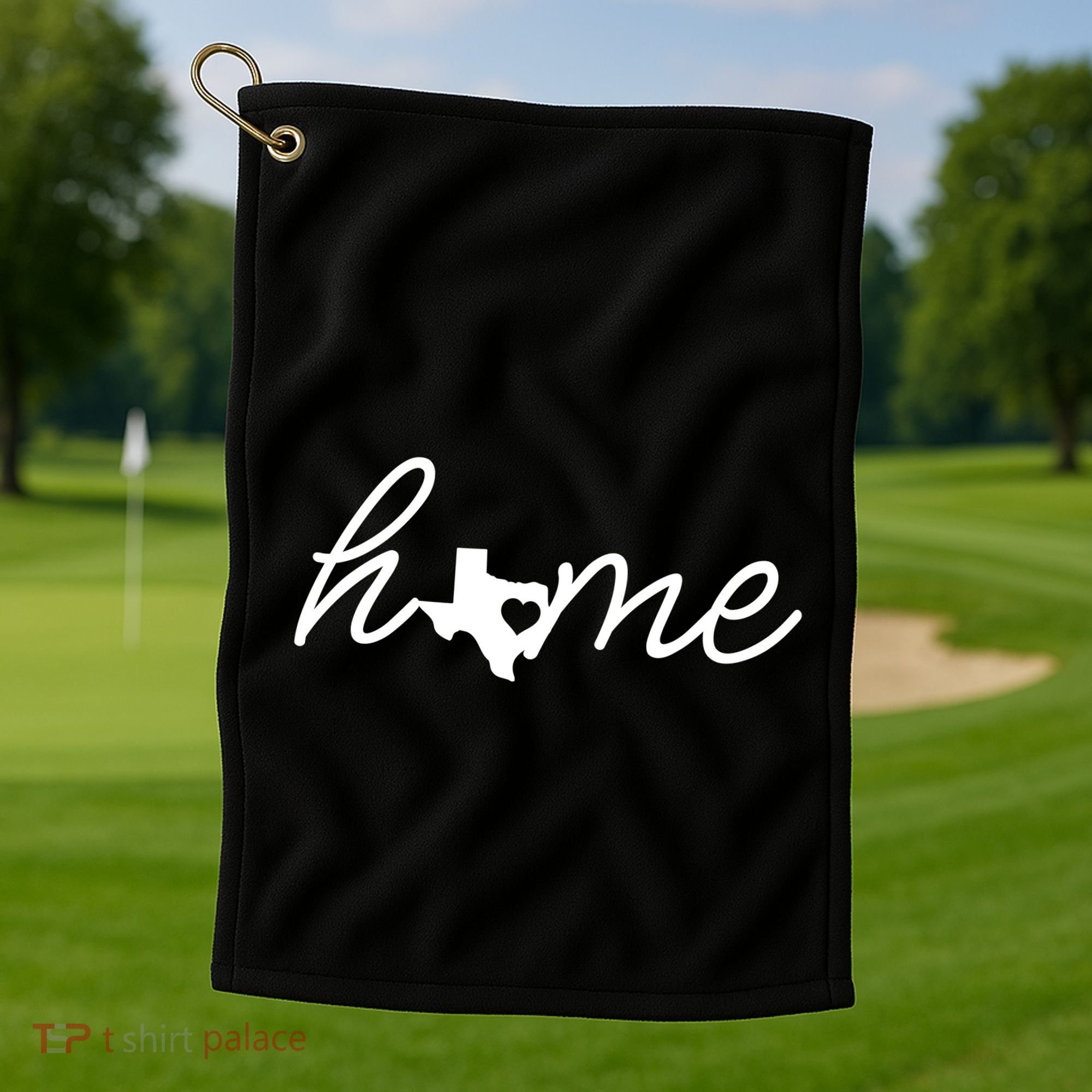 Texas Home Golf Towel