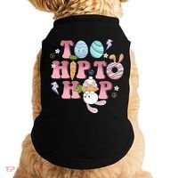 Too Hip To Hop Cute Easter Bunny Holiday Doggie Tank thumb 0