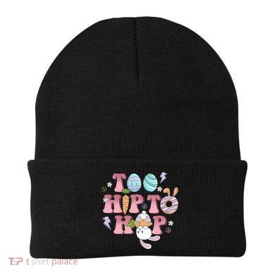Too Hip To Hop Cute Easter Bunny Holiday Beanie
