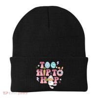 Too Hip To Hop Cute Easter Bunny Holiday Beanie thumb 0