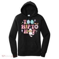 Too Hip To Hop Cute Easter Bunny Holiday Women's Hoodie thumb 0